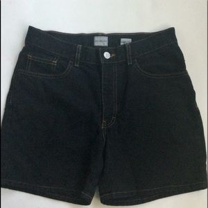 Calvin Klein Jeans Black Denim Shorts